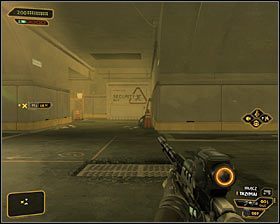 6 - (6) Wariant pokojowy - Wgranie wirusa do komputera ochrony | Bunt Ludzkości - Deus Ex: Bunt Ludzkości - Directors Cut - poradnik do gry