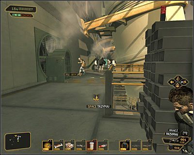 Taggart ukrywa się na poziomie 2 placówki, a konkretnie na północ od aktualnie eksplorowanych balkoników, w niewielkim pomieszczeniu przylegającym do serwerowni (Server Room) - (6) Wariant pokojowy - Dotarcie do kryjówki Williama Taggarta | Bunt Ludzkości - Deus Ex: Bunt Ludzkości - Directors Cut - poradnik do gry