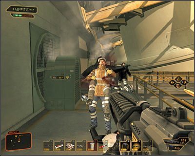 Taggart ukrywa się na poziomie 2 placówki, a konkretnie na północ od aktualnie eksplorowanych balkoników, w niewielkim pomieszczeniu przylegającym do serwerowni (Server Room) - (6) Wariant agresywny - Dotarcie do kryjówki Williama Taggarta - Deus Ex: Bunt Ludzkości - Directors Cut - poradnik do gry