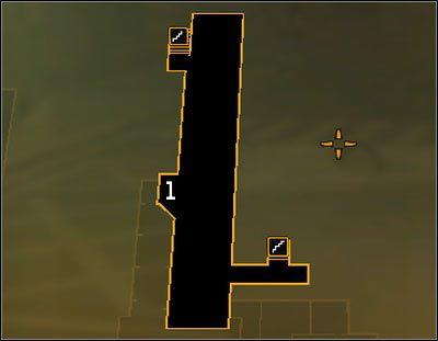 Oznaczenia na mapie: 1 - Zejście do kanałów (poziom -1 dzielnicy Kuaigan) - Talion A.D. | Questy poboczne | Deus Ex Bunt Ludzkości - Deus Ex: Bunt Ludzkości - Directors Cut - poradnik do gry
