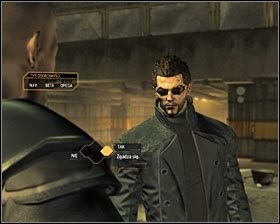 Jeżeli planujesz rozwiązać konflikt w sposób pokojowy, to podejdź do Zelaznego celem zainicjowania rozmowy #1 - Talion A.D. | Questy poboczne | Deus Ex Bunt Ludzkości - Deus Ex: Bunt Ludzkości - Directors Cut - poradnik do gry