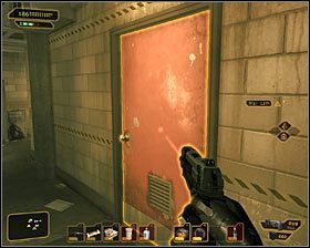 Po znalezieniu się w piwnicy odszukaj schody zlokalizowane w południowo-wschodniej części tego obszaru #1 - Ebooki | Deus Ex Bunt Ludzkości - Deus Ex: Bunt Ludzkości - Directors Cut - poradnik do gry