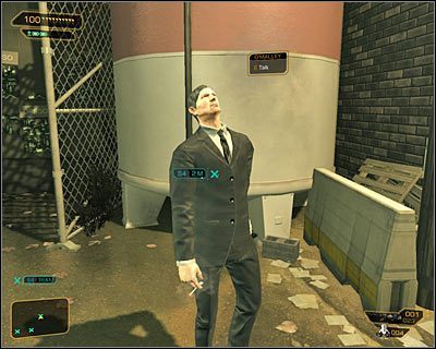 Niezależnie od wybranej ścieżki odszukaj OMalleya (powyższy screen) - Płaszcz i szpada (04-06) | Deus Ex Bunt Ludzkości - Deus Ex: Bunt Ludzkości - Directors Cut - poradnik do gry