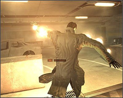 Ulepszenie związane z amunicją Tajfun warto możliwie jak najszybciej maksymalnie rozwinąć, tak by stało się przydatne nie tylko w likwidowaniu przeciwników, ale i niszczeniu robotów i wieżyczek. - Walka | Deus Ex Bunt Ludzkości - Deus Ex: Bunt Ludzkości - Directors Cut - poradnik do gry