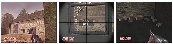 Teraz wracaj na dół i do budynku, w którym jeszcze przed chwilą znajdowały się niemieckie oddziały - Misja 3: Część 2 | Medal of Honor Allied Assault - Medal of Honor: Allied Assault - poradnik do gry