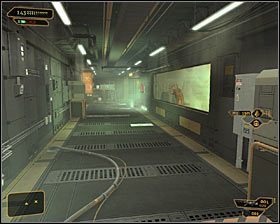 Po kilku chwilach powinieneś dotrzeć do zamkniętych drzwi #1 - (1) Zbadanie okolic miejsca startu - Poszukiwanie dowodu - Deus Ex Bunt Ludzkości - poradnik akt II - Hengsha