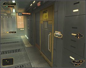 Drugi wariant zakłada obejście obu pomieszczeń (tego z zaworem i tego z naukowcem) - (2) Uratowanie pracownika TYM - Poszukiwanie dowodu - Deus Ex Bunt Ludzkości - poradnik akt II - Hengsha