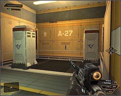 Prędzej czy później zmuszony zostaniesz do skorzystania z dużej windy - (6) Dotarcie do drugiej windy - Poszukiwanie dowodu - Deus Ex Bunt Ludzkości - poradnik akt II - Hengsha