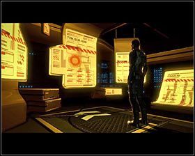 Niezależnie od obranej taktyki działania skorzystaj z windy #1 - (9) Przejście przez pomieszczenie z pułapkami laserowymi - Poszukiwanie dowodu - Deus Ex Bunt Ludzkości - poradnik akt II - Hengsha