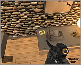 Na koniec zostaw sobie zbadania mijanego wcześniej wschodniego pomieszczenia biurowego #1 - (1) wariant pokojowy- Przeprawa przez biura - Wejście do smoczego legowiska - Deus Ex Bunt Ludzkości - poradnik akt II - Hengsha