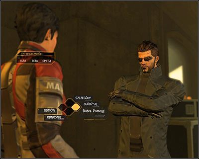 Pani pilot będzie początkowo bardzo tajemnicza w kwestii powodu swojego pobytu w hotelu Alice Garden, ale jeżeli zachowasz się wobec niej w przyjazny sposób, to dowiesz się, że bada okoliczności śmierci swojej przyjaciółki Evelyn, która została najprawdopodobniej zamordowana przez swojego chłopaka - Szanghajska sprawiedliwość (1-3) - Questy poboczne - Deus Ex Bunt Ludzkości - poradnik akt II - Hengsha