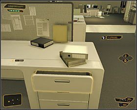 Możesz teraz przystąpić do starannego zbadania głównej części szóstego poziomu wieżowca #1 - (1) Dotarcie do pokoju 404 - Twarzą w twarz z Elizą Cassan - Deus Ex Bunt Ludzkości - poradnik akt III - Kanada, Detroit 2