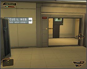 5 - (2) Wariant agresywny- Wydostanie się z zasadzki - Twarzą w twarz z Elizą Cassan - Deus Ex Bunt Ludzkości - poradnik akt III - Kanada, Detroit 2