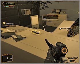 We wschodniej części poziomu 3 odnajdziesz niewielki składzik #1, wewnątrz którego znajduje się kilka interaktywnych szafek - (3) Wariant pokojowy- Dotarcie do klatki schodowej na tyłach studia - Twarzą w twarz z Elizą Cassan - Deus Ex Bunt Ludzkości - poradnik akt III - Kanada, Detroit 2