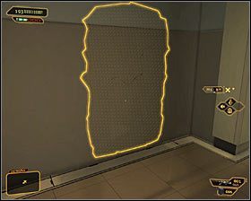 19 - (3) Wariant pokojowy- Dotarcie do klatki schodowej na tyłach studia - Twarzą w twarz z Elizą Cassan - Deus Ex Bunt Ludzkości - poradnik akt III - Kanada, Detroit 2