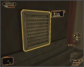 Możesz się tu zachować na dwa zasadnicze sposoby - (3) Wariant agresywny- Dotarcie do klatki schodowej na tyłach studia - Twarzą w twarz z Elizą Cassan - Deus Ex Bunt Ludzkości - poradnik akt III - Kanada, Detroit 2