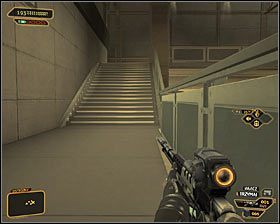 6 - (4) Wariant pokojowy- Dotarcie do kolejki linowej - Twarzą w twarz z Elizą Cassan - Deus Ex Bunt Ludzkości - poradnik akt III - Kanada, Detroit 2