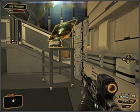 8 - (4) Wariant pokojowy- Dotarcie do kolejki linowej - Twarzą w twarz z Elizą Cassan - Deus Ex Bunt Ludzkości - poradnik akt III - Kanada, Detroit 2