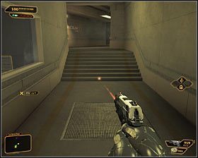 Możesz się teraz zachować na dwa sposoby - (5) Wariant pokojowy- Wezwanie kolejki linowej - Twarzą w twarz z Elizą Cassan - Deus Ex Bunt Ludzkości - poradnik akt III - Kanada, Detroit 2