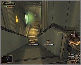 15 - (7) Wariant pokojowy- Dotarcie do klatki schodowej - Twarzą w twarz z Elizą Cassan - Deus Ex Bunt Ludzkości - poradnik akt III - Kanada, Detroit 2