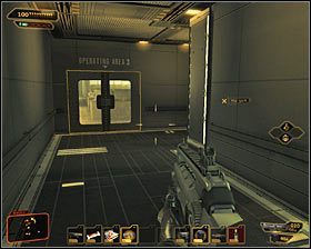 1 - (7) Wariant agresywny- Dotarcie do klatki schodowej - Twarzą w twarz z Elizą Cassan - Deus Ex Bunt Ludzkości - poradnik akt III - Kanada, Detroit 2