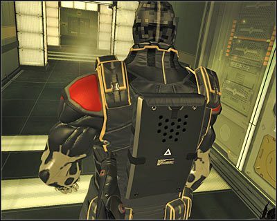 Możesz się teraz zachować na dwa sposoby, a mianowicie kontynuować przeprawę na północ lub dodatkowo rozejrzeć się po okolicy - (9) Wariant pokojowy- Dotarcie do pokoju 802-11 - Twarzą w twarz z Elizą Cassan - Deus Ex Bunt Ludzkości - poradnik akt III - Kanada, Detroit 2