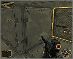 Po ogłuszeniu wspomnianego wroga zajmij się eksploracją dwóch zachodnich biur - (9) Wariant pokojowy- Dotarcie do pokoju 802-11 - Twarzą w twarz z Elizą Cassan - Deus Ex Bunt Ludzkości - poradnik akt III - Kanada, Detroit 2