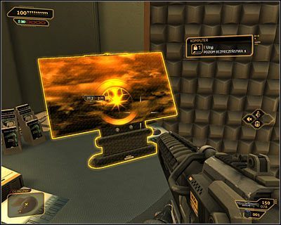 Niezależnie od wybranej metody działania musisz znaleźć się w południowym pomieszczeniu - (4) Odnalezienie informacji na temat miejsca pobytu Sandovala - W pogoni za Izajaszem Sandovalem - Deus Ex Bunt Ludzkości - poradnik akt III - Kanada, Detroit 2