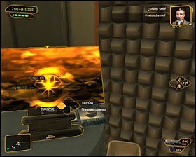 7 - (4) Odnalezienie informacji na temat miejsca pobytu Sandovala - W pogoni za Izajaszem Sandovalem - Deus Ex Bunt Ludzkości - poradnik akt III - Kanada, Detroit 2