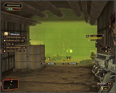 W kanałach przebywa w sumie pięciu przeciwników i możesz sobie z nimi poradzić na kilka zasadniczych sposobów - (8) Przeprawa przez kanały - W pogoni za Izajaszem Sandovalem - Deus Ex Bunt Ludzkości - poradnik akt III - Kanada, Detroit 2