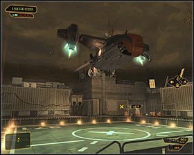 Po dotarciu na wyższe piętro zignoruj apartament głównego bohatera i udaj się do wschodniej windy #1, której używałeś we wcześniejszej fazie rozgrywki - (10) Powrót na lądowisko - W pogoni za Izajaszem Sandovalem - Deus Ex Bunt Ludzkości - poradnik akt III - Kanada, Detroit 2