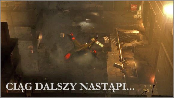 Po dotarciu do Hengshy gra wyświetli nowy filmik przerywnikowy, obrazujący próbę zniszczenia maszyny latającej, na pokładzie której znajduje się główny bohater - (2) Udanie się na lądowisko - Ściąganie starych długów - Deus Ex Bunt Ludzkości - poradnik akt III - Kanada, Detroit 2