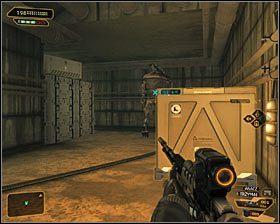 Po przejęciu wieżyczek możesz je przeprogramować lub wyłączyć - Obalić rząd (5-7) - Questy poboczne - Deus Ex Bunt Ludzkości - poradnik akt III - Kanada, Detroit 2