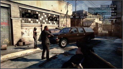 Na początku misji wybieramy sprzęt z bagażnika i wsiadamy do wozu - Podejście do budynku - Rozdział 2 - Call of Juarez: The Cartel - Eddie Guerra - poradnik do gry