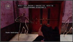 Wybiegamy przez drzwi, a później korytarzem - Pościg za Javierem - Rozdział 3 - Call of Juarez: The Cartel - Eddie Guerra - poradnik do gry