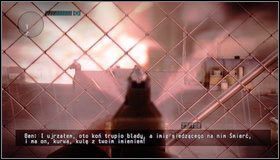 Na dole mijamy wózki widłowe [1] i podbiegamy do siatki - Ostatnia część doków - Rozdział 4 - Call of Juarez: The Cartel - Eddie Guerra - poradnik do gry