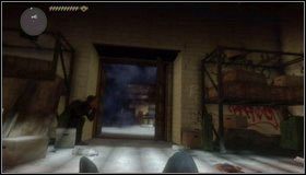 Na końcu korytarza są podwójne drzwi - otwieramy je - Finalny hangar - Rozdział 4 - Call of Juarez: The Cartel - Eddie Guerra - poradnik do gry