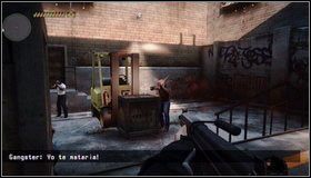 Wykorzystujemy ogień zaporowy, aby przebiegać do kolejnych skrzynek - Znowu na ulicy - Rozdział 7 - Call of Juarez: The Cartel - Eddie Guerra - poradnik do gry