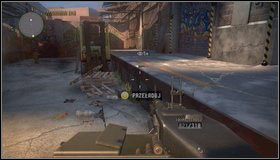 Z magazynu wybiegamy w prawo - Znowu na ulicy - Rozdział 7 - Call of Juarez: The Cartel - Eddie Guerra - poradnik do gry