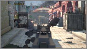 Po drugiej stronie eliminujemy wrogów [1] i schodzimy ulicą prowadzącą w dół - Miasteczko - Rozdział 14 - Call of Juarez: The Cartel - Eddie Guerra - poradnik do gry