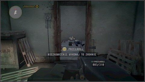 Na zapleczu baru wchodzimy do bocznych drzwi - w pomieszczeniu leży pakunek, który musimy podnieść - Ukryta okazja - Rozdział 14 - Call of Juarez: The Cartel - Eddie Guerra - poradnik do gry