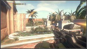 Podejście do willi łatwe nie będzie - ruszamy przed siebie kamienną drogą, stopniowo eliminując opór - W drodze do hacjendy - Rozdział 15 - Call of Juarez: The Cartel - Eddie Guerra - poradnik do gry