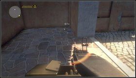 Przedmiot specjalny #1 - na dziedzińcu przed willą kierujemy się w stronę samochodów po prawej - W drodze do hacjendy - Rozdział 15 - Call of Juarez: The Cartel - Eddie Guerra - poradnik do gry