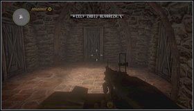 Po drugiej stronie schodzimy do piwnicy [1] i udajemy się przez dowolne drzwi - Finał - Rozdział 15 - Call of Juarez: The Cartel - Eddie Guerra - poradnik do gry