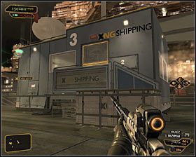 6 - (5) Wariant pokojowy- Przedostanie się do wnętrza magazynu portowego - Rejs na gapę - Deus Ex Bunt Ludzkości - poradnik akt IV - Hengsha 2, Singapur, Panchaja, zakończenia