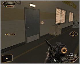 Do biur możesz przedostać się na dwa zasadnicze sposoby - (6) Wariant agresywny- Dotarcie do biura administratora Wanga - Rejs na gapę - Deus Ex Bunt Ludzkości - poradnik akt IV - Hengsha 2, Singapur, Panchaja, zakończenia