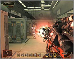 3 - (6) Wariant agresywny- Dotarcie do kryjówki Williama Taggarta - Wyłącz sygnał Darrowa - Deus Ex Bunt Ludzkości - poradnik akt IV - Hengsha 2, Singapur, Panchaja, zakończenia