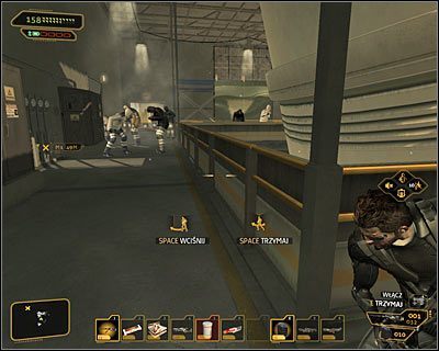 Jeżeli wykonałeś wszystkie czynności opisane w Kroku 6, to rozpoczniesz w pomieszczeniu z Williamem Taggartem i będziesz musiał powrócić do głównych balkoników na poziomie 2 - (7) Wariant agresywny- Dotarcie do kryjówki Dawida Sarifa - Wyłącz sygnał Darrowa - Deus Ex Bunt Ludzkości - poradnik akt IV - Hengsha 2, Singapur, Panchaja, zakończenia