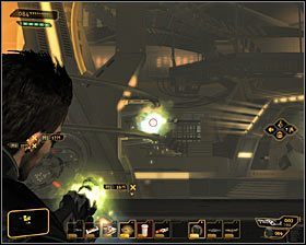 Zanim zajmiemy się tematem właściwej bitwy kilka słów na temat pomieszczenia, w którym znajduje się projekt Hyron - (9) Pokonanie projektu Hyron - Wyłącz sygnał Darrowa - Deus Ex Bunt Ludzkości - poradnik akt IV - Hengsha 2, Singapur, Panchaja, zakończenia