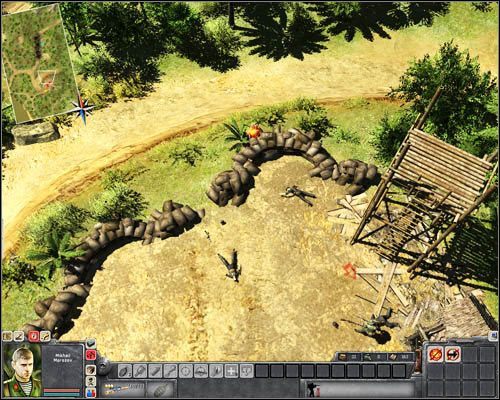 Jednak wszystkich wrogów w ten sposób nie zabijesz, dlatego w końcu przyjdzie ci zmienić pozycję - Misja 1- Until the trouble troubles you (1) | Wietnam | Men of War Wietnam - Men of War: Wietnam - poradnik do gry